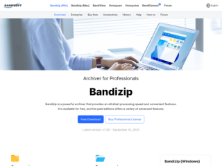 Bandizip: Fast and Feature-Rich File Archiver