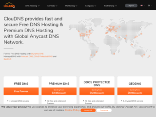 ClouDNS: Reliable DNS Hosting Services