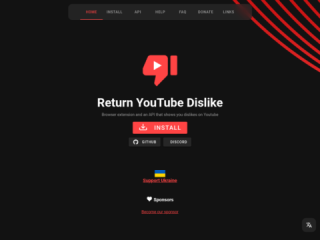 Return YouTube Dislike Browser Extension