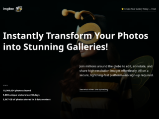 ImgBee - Fast and Reliable Image Hosting