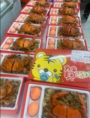 珍和美食蟹老闆彌月鴨肉油飯鴨肉焿