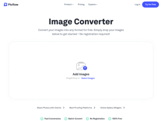 Picflow Image Converter: Free Online Image Format Conversion