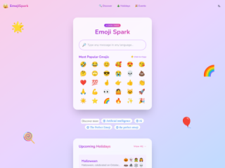 Emoji Spark: AI Emoji Finder for Effortless Emoji Search