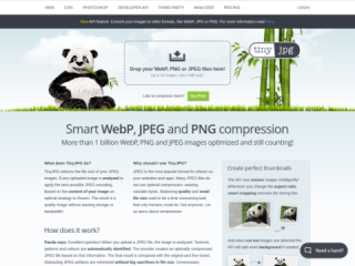 TinyJPG: Intelligent JPEG, PNG, and WebP Compression