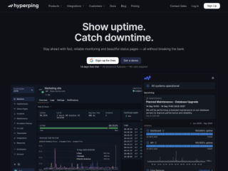 Hyperping: Uptime Monitoring and Status Pages