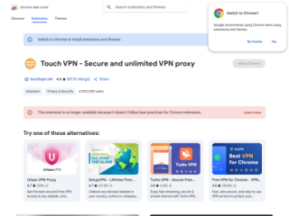 Touch VPN - Secure and Unlimited VPN Proxy for Chrome