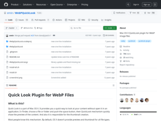 WebPQuickLook: macOS QuickLook Plugin for WebP Images