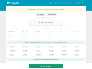 Mirrored.to - Simplify File Sharing with Multi-Host Uploads