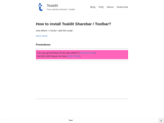 Wibiya: Customizable Website Toolbar and Sharebar