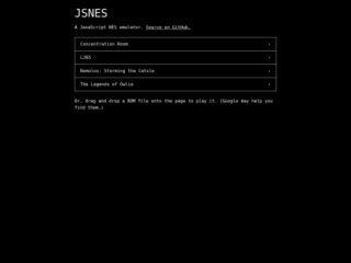 JSNES: A JavaScript NES Emulator for Retro Gaming