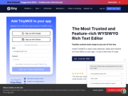 TinyMCE: Feature-Rich WYSIWYG Rich Text Editor