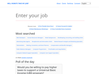 Will Robots Take My Job? - Discover Your Job&#039;s Vulnerability to Automation