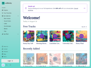 Coffitivity: Ambient Cafe Sounds for Enhanced Creativity