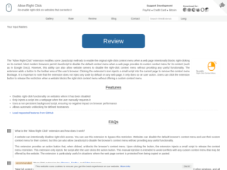 Allow Right Click Browser Extension