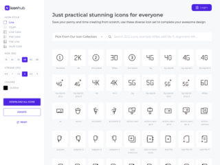 Iconhub: A Comprehensive SVG Icon Library
