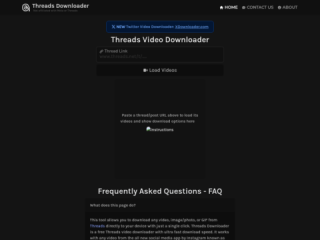 Threads Downloader - Download Threads Videos and Images in HD
