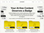 Not By AI - Showcase Your Human-Created Content