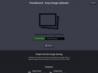 Pasteboard - Easy Image Uploads and Sharing