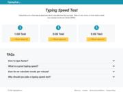 TypingTest.co: Free Typing Speed Test Platform