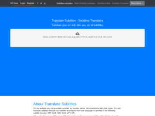 Translate Subtitles: Free Online Subtitles Translator