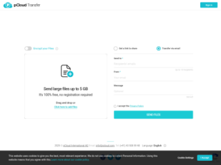 pCloud Transfer: Secure File Sharing Service