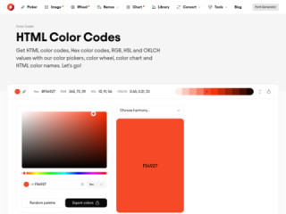 HTML Color Codes: Comprehensive Online Color Picker and Color Code Generator