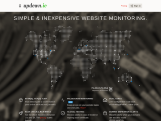 Updown.io: Simple and Inexpensive Website Monitoring