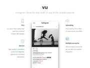 vu for Mac - Simple Instagram Client for macOS