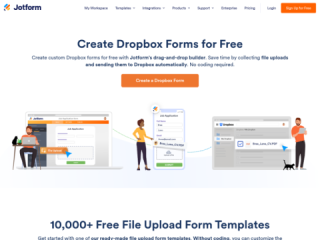 JotForm Dropbox Forms - Seamless File Uploads to Dropbox