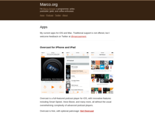 Productivity Apps by Marco Arment