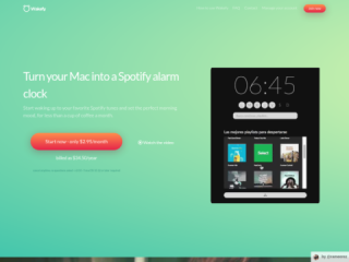 Wakefy - Spotify Alarm Clock for Mac