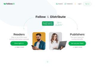 follow.it - The Ultimate News Platform for Readers and Publishers