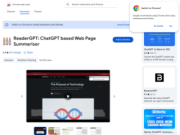 ReaderGPT: ChatGPT-Based Web Page Summarizer