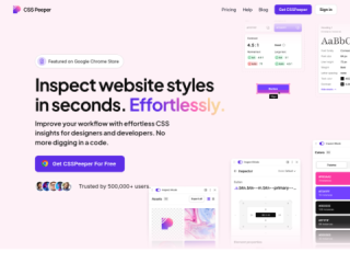 CSS Peeper: Effortless CSS Inspection for Designers and Developers