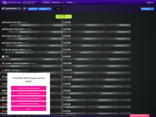 Every Time Zone: Time Zone Converter and Meeting Planner