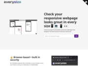 Everysize: Responsive Webpage Testing Tool