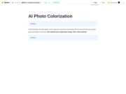 Photo Colorization - AI-Powered Black and White Photo Colorizer