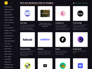 Evernote Design: All-in-One Bookmark Links for Designers